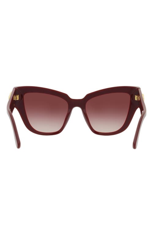 DOLCE & GABBANA DOLCE&GABBANA 54MM GRADIENT CAT EYE SUNGLASSES 