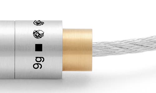 Le Gramme 9g Brushed Two-tone Cable Bracelet In Silver/yellow Gold 18kt