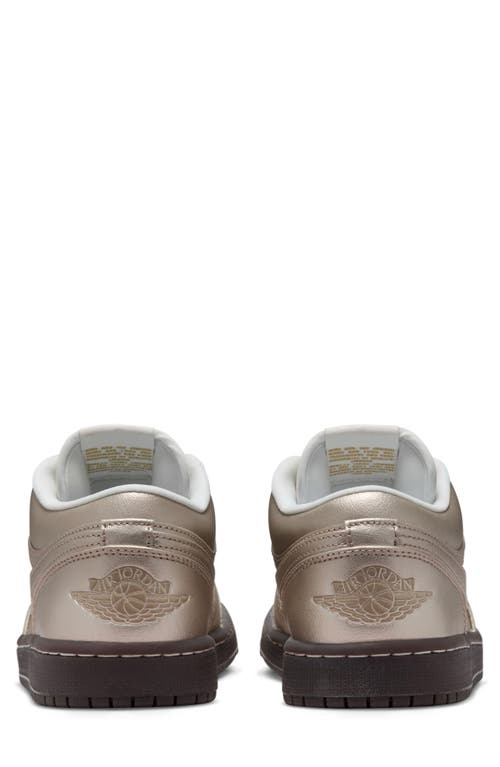Jordan Air  1 Low Se Basketball Sneaker In Metallic Zinc/summit White