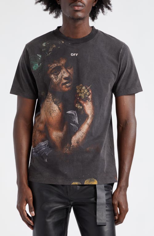 Off-White Bacchus Graphic T-Shirt Black Multicolor at Nordstrom,