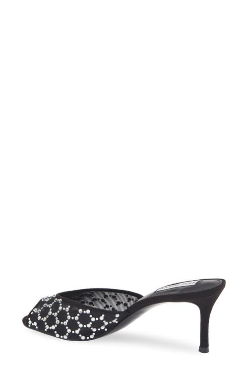 Steve Madden Rowe Mesh Mule In Black