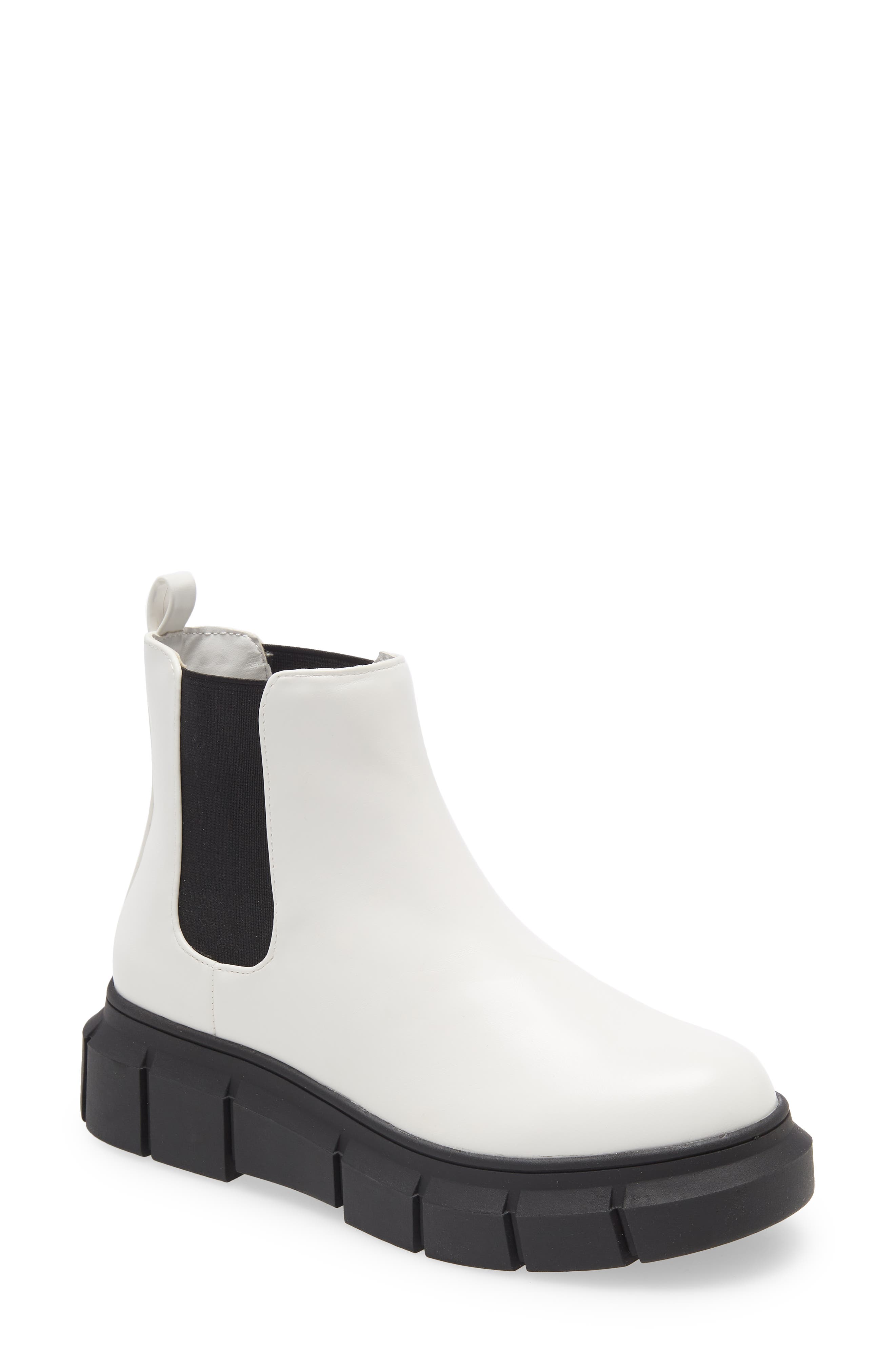 black and white womens booties