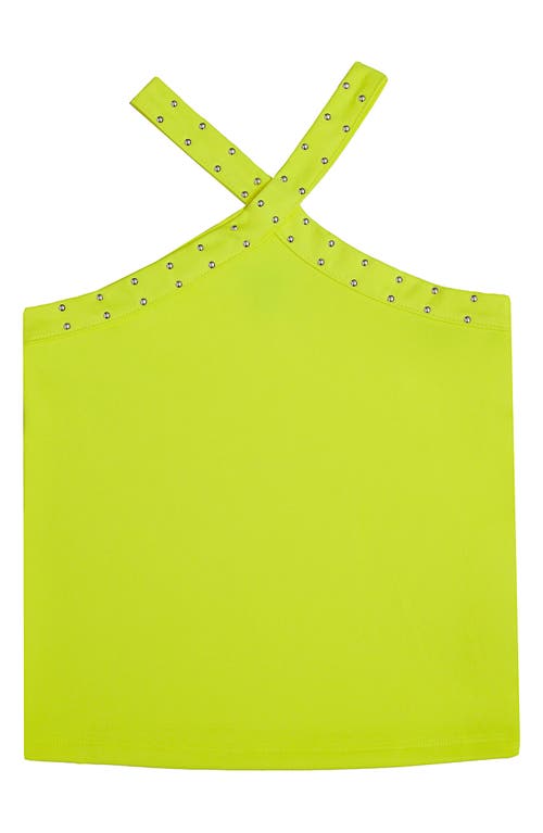 MIA New York Kids' Studded Crossover Tank Top Lime at