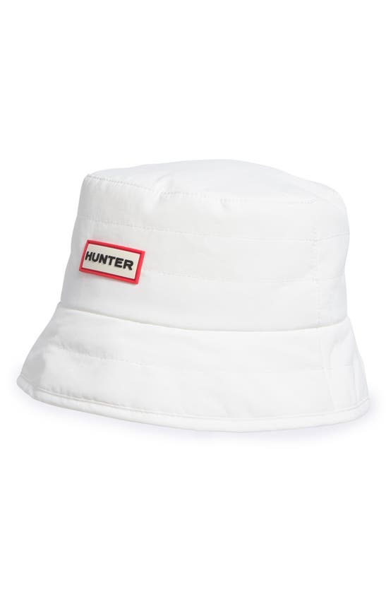 Hunter Intrepid Bucket Hat In White