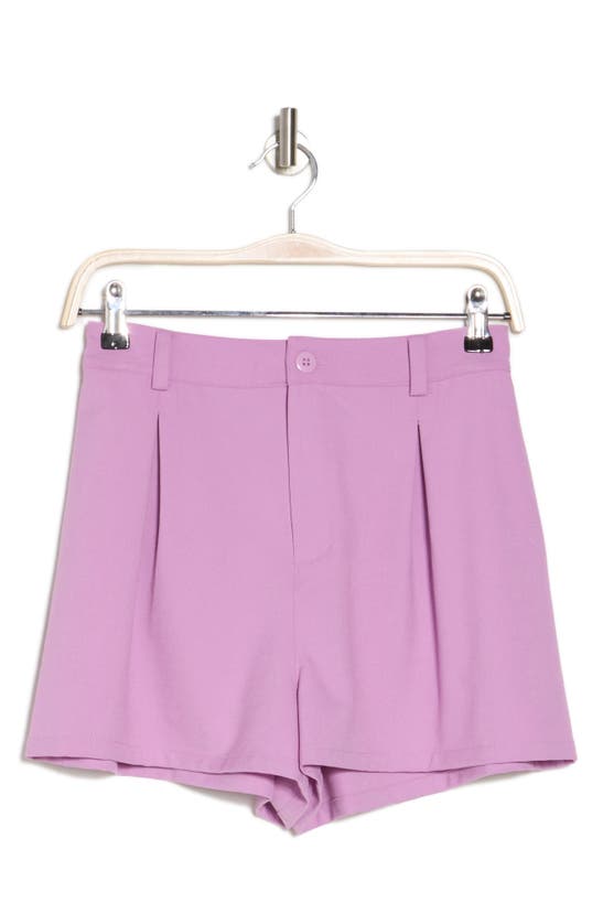 Shop Abound Pleated Shorts In Pink Gale