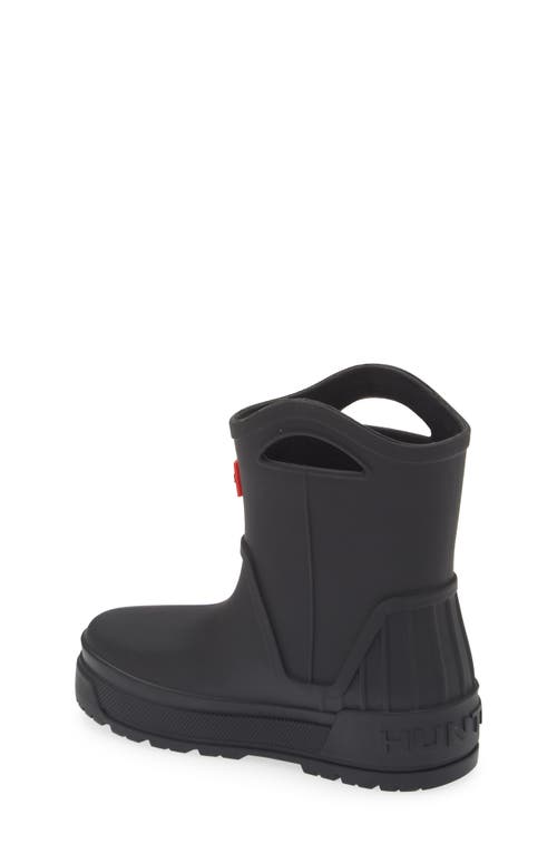 Shop Hunter Kids' Georgey Waterproof Rain Boot In Black