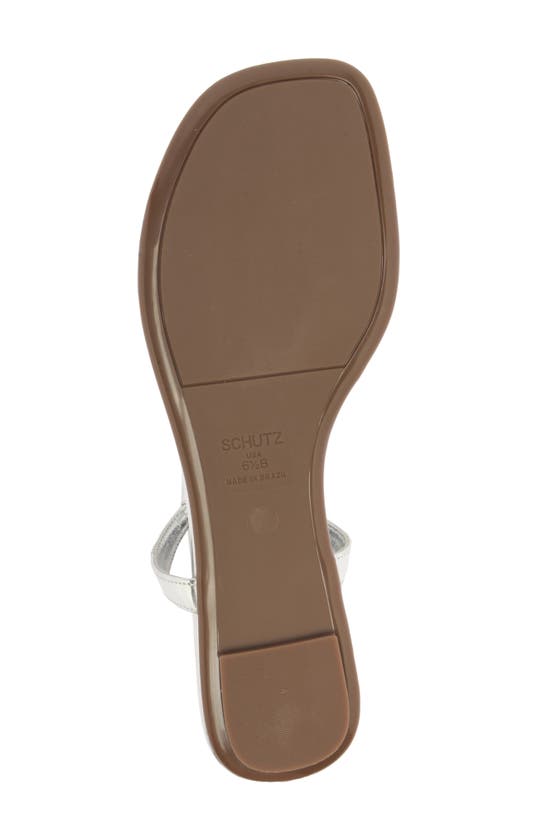 Schutz Elsha Slingback Sandal In Prata