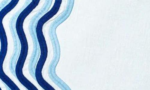 Misette 4-piece Linen Place Mat Set In Light Blue