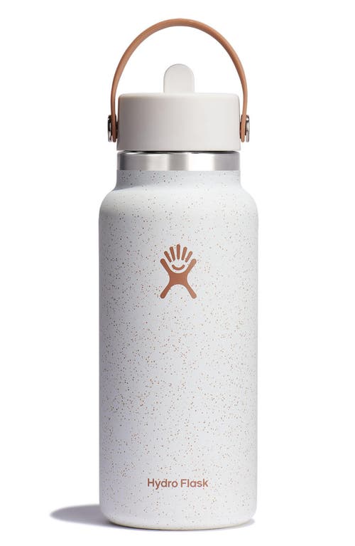 Hydro Flask 32-ounce Wide Mouth Flex Straw Cap Water Bottle In Sea Salt