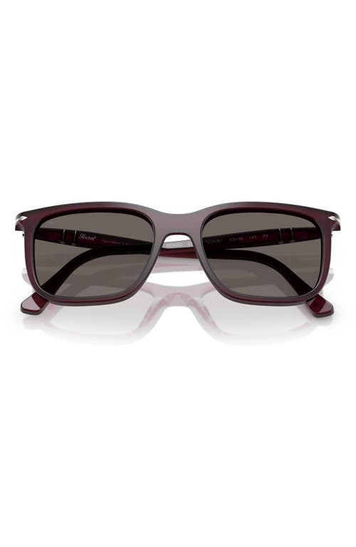 Persol 56mm Rectangular Sunglasses In Purple