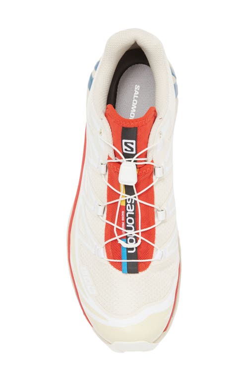 Salomon Gender Inclusive Xt-6 Sneaker In Almond Milk