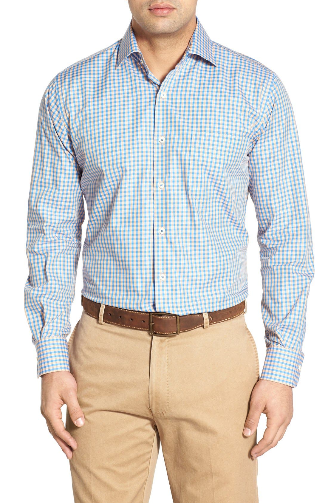 Peter Millar 'Spring Check' Regular Fit Sport Shirt Nordstrom
