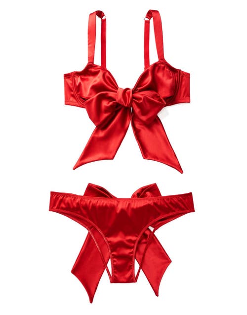 Adore Me Gynger Unlined Quarter Cup Bra In Dark Red