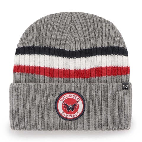 Outerstuff Reverse Retro Pom Knit Hat - Washington Capitals - Youth