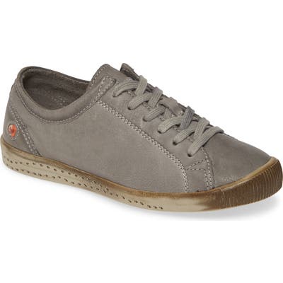 Softinos By Fly London Isla Distressed Sneaker - Grey