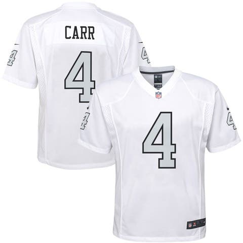 Infant Las Vegas Raiders Derek Carr Nike Black Romper Jersey