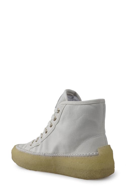 Artisan Crafted By Zigi Camena High Top Sneaker In White Canvas