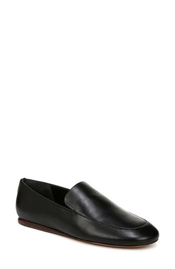 Vince Devin-b Leather Slip-on In Black