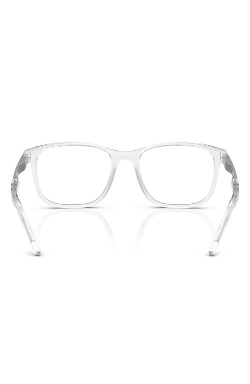 Scuderia Ferrari X 53mm Pillow Optical Glasses In Matte Crystal