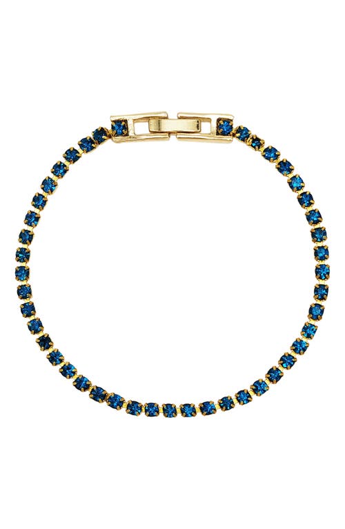 Glitz Crystal Bracelet in French Blue