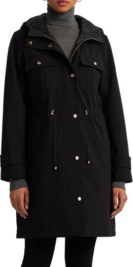 Lauren ralph lauren top hooded trench coat
