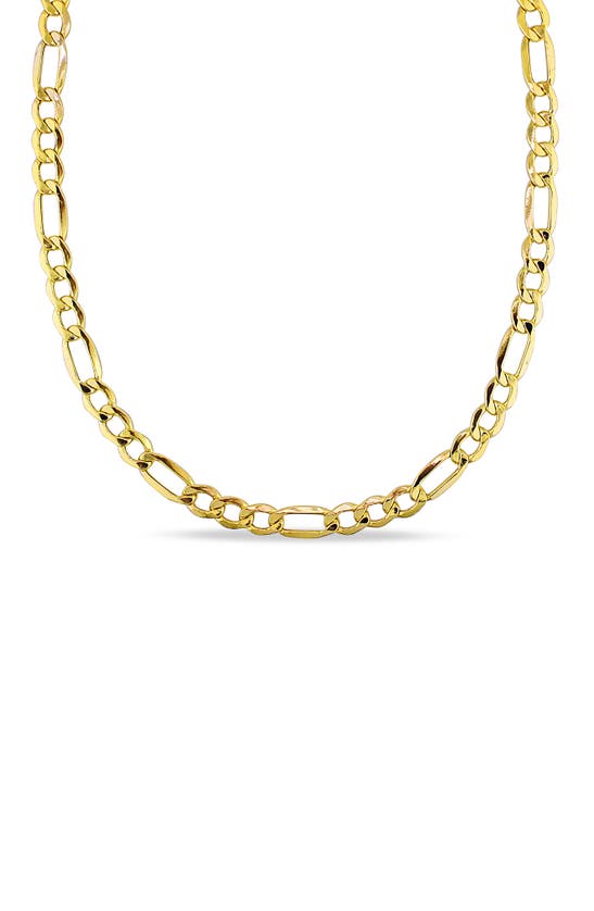 Delmar 10k Yellow Gold Figaro Chain Necklace