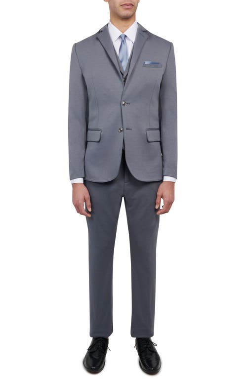 Brooklyn Brigade Slim Fit Performance Knit Sport Coat In Smoke