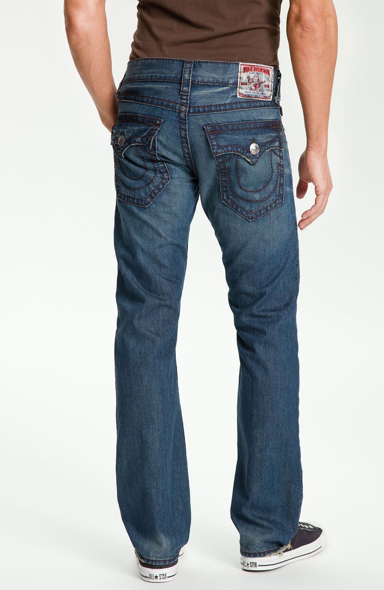 True Religion Brand Jeans 'Ricky' Straight Leg Jeans (Dark Drifter ...