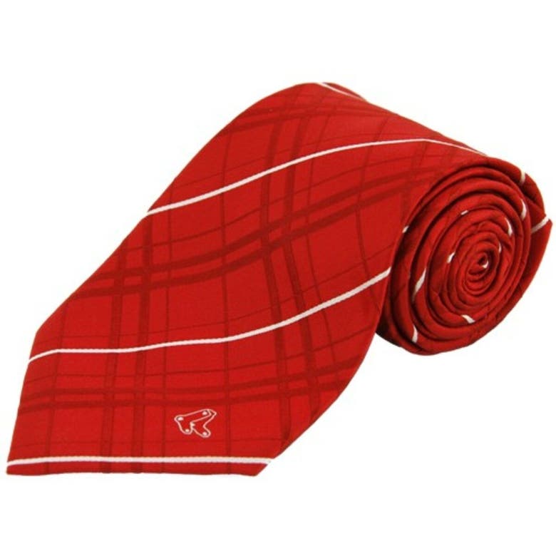 Eagles Wings Red Boston Red Sox Oxford Woven Tie