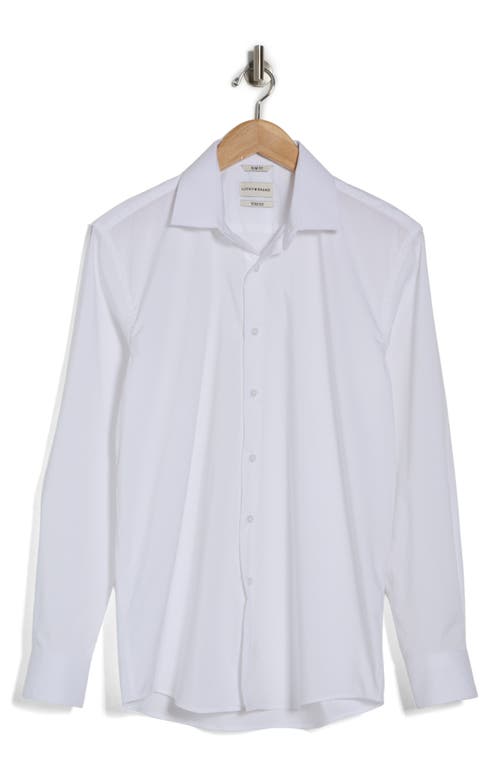 Shop Lucky Brand Stretch Shirt In White