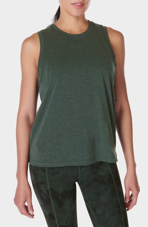 Sweaty Betty Soft Flow Tank in Trek Green 