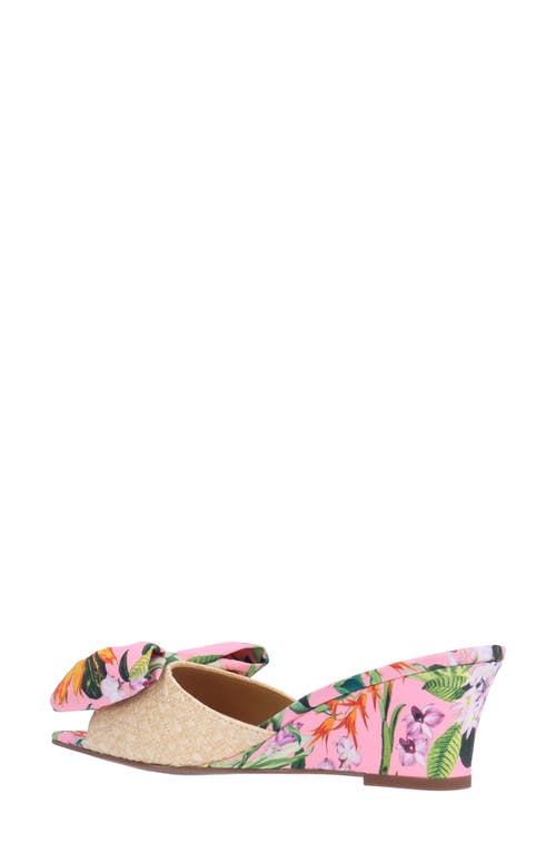 Shop J. Reneé Milena Wedge Sandal In Natural/pink/green