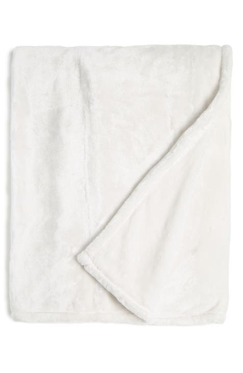 Solid Lux Velvet Throw Blanket