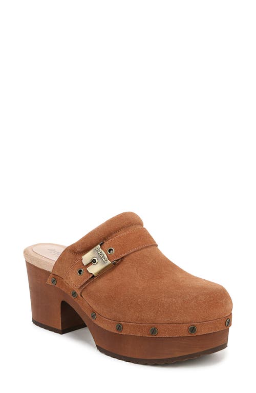 Dr. Scholl's Women's Original Joy Platform Clogs In Honey Brown