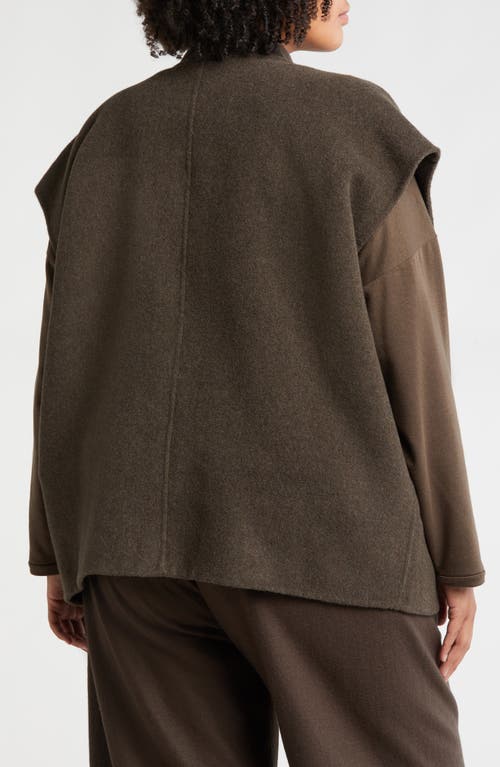 Eileen Fisher Wool Vest In Wren