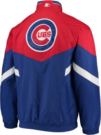 STARTER Mens Chicago Cubs Hoodie Sweatshirt, Blue, Medium