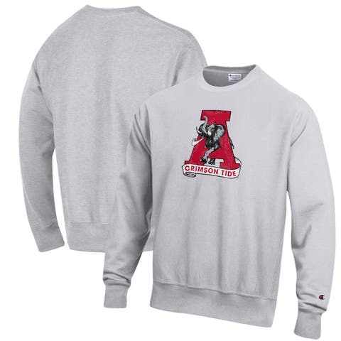 Colosseum Heathered Gray Louisville Cardinals Gradient Pullover Hoodie