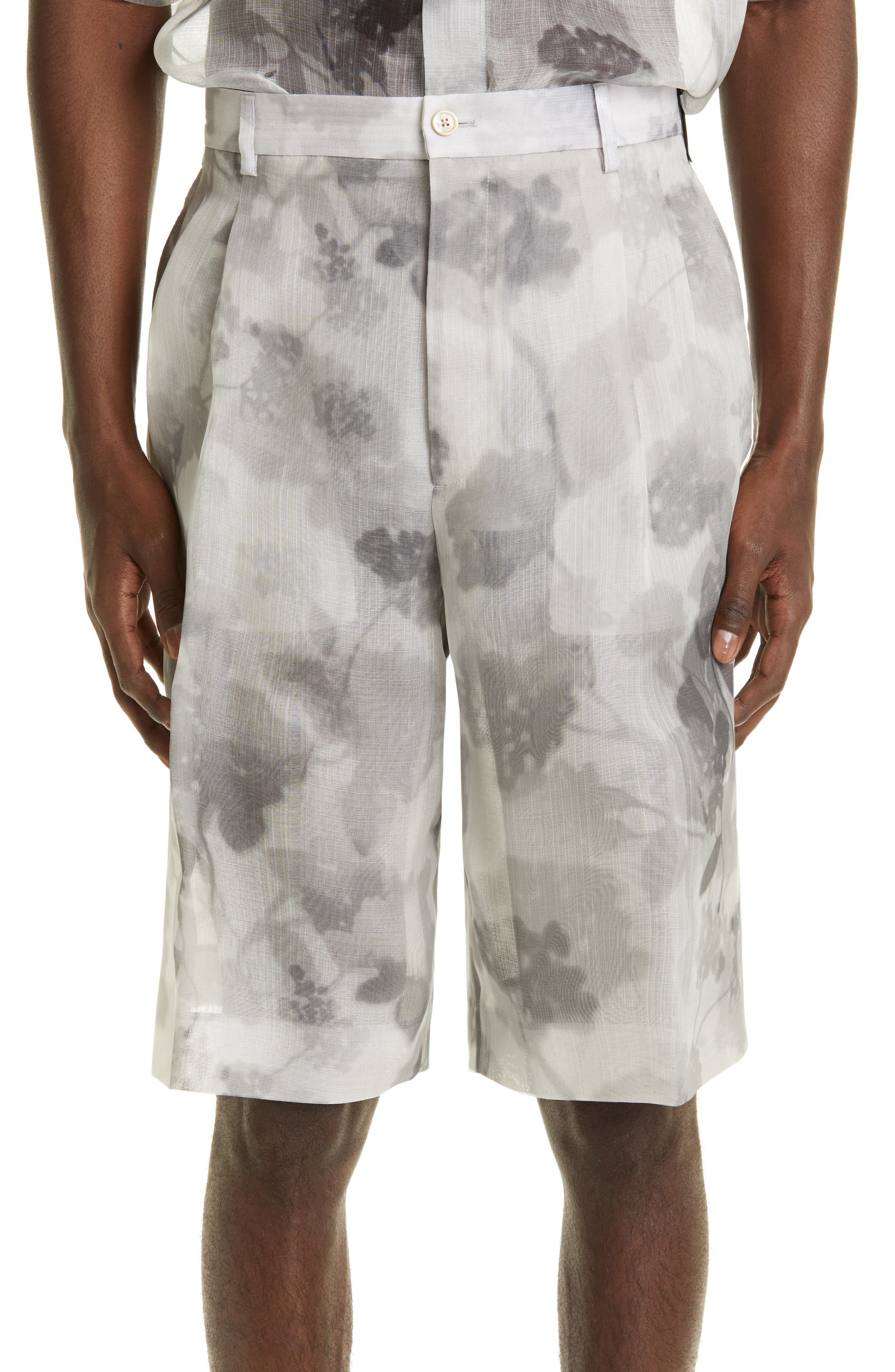 fendi print shorts