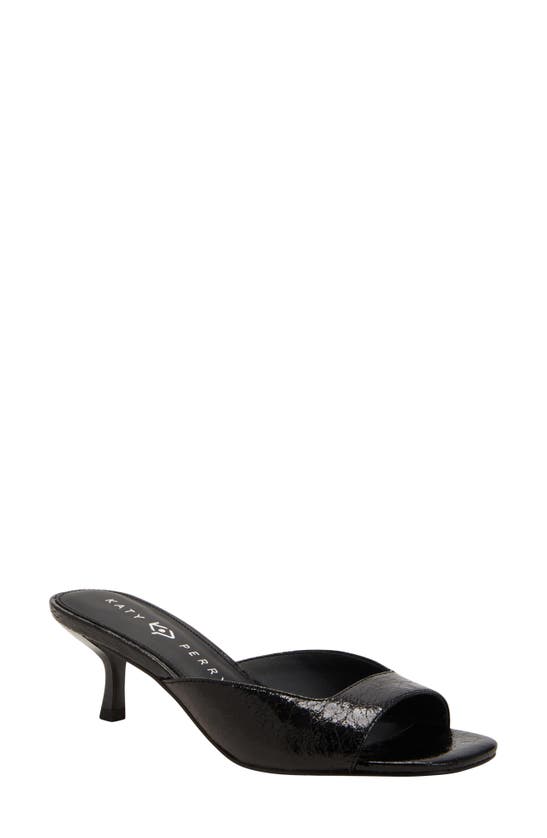 Shop Katy Perry The Ladie Kitten Heel Slide Sandal In Black