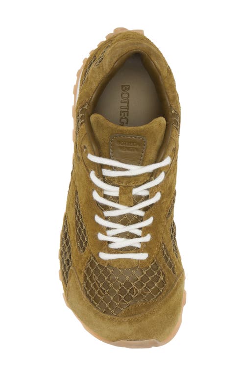 Shop Bottega Veneta Orbit Low Top Sneaker In Olive Oil