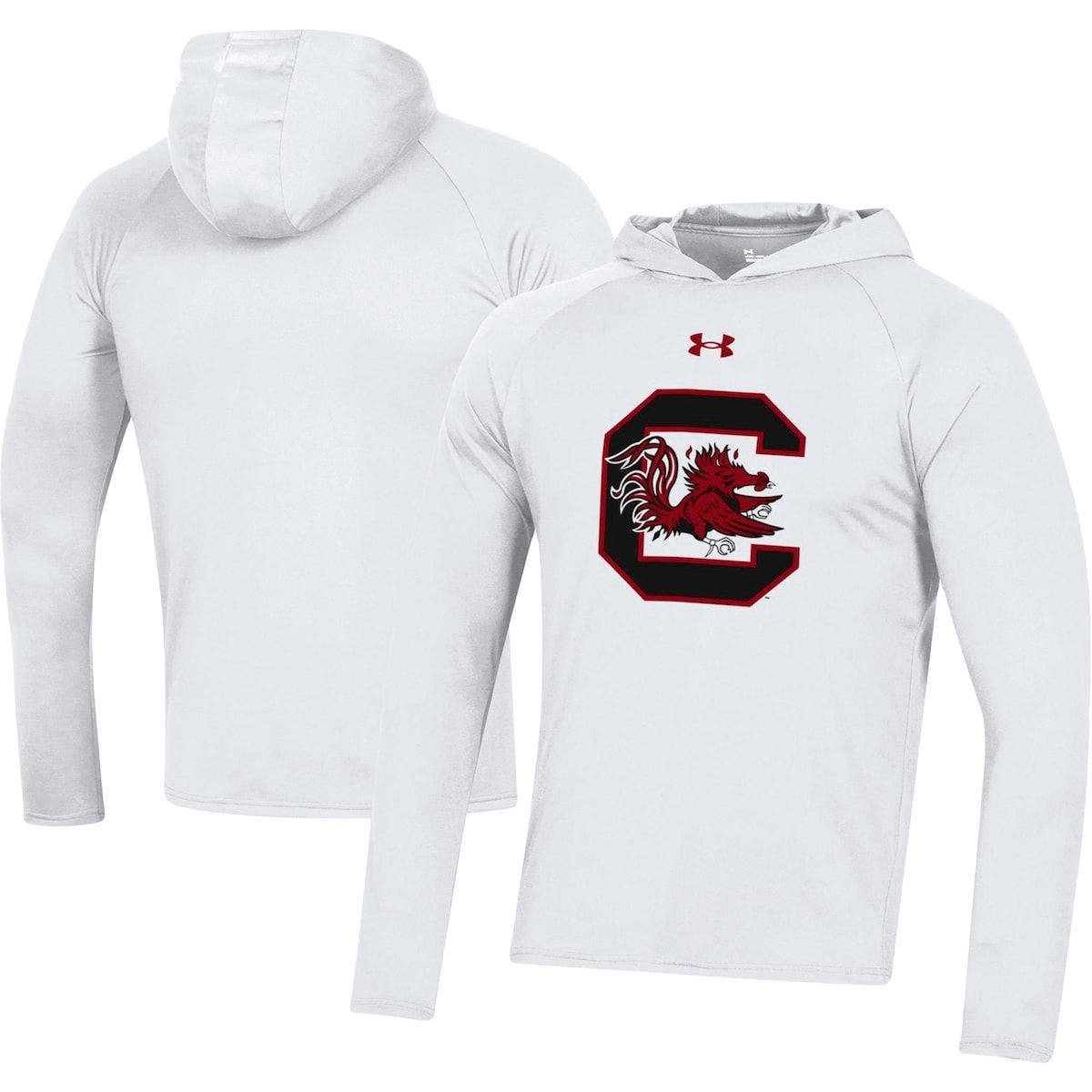 Under Armour Men's Under Armour White South Carolina Gamecocks School ...