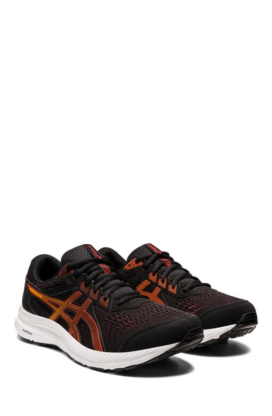 Asics Gel-contend 8 Standard Sneaker In Black/ Cherry Tomato