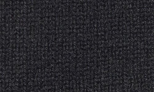 Amicale Fringed Cashmere Knit Gloves In Black