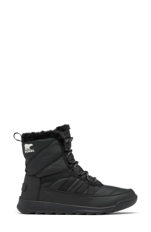 Sorel Whitney Ii Waterproof Snow Boot In Black/quarry