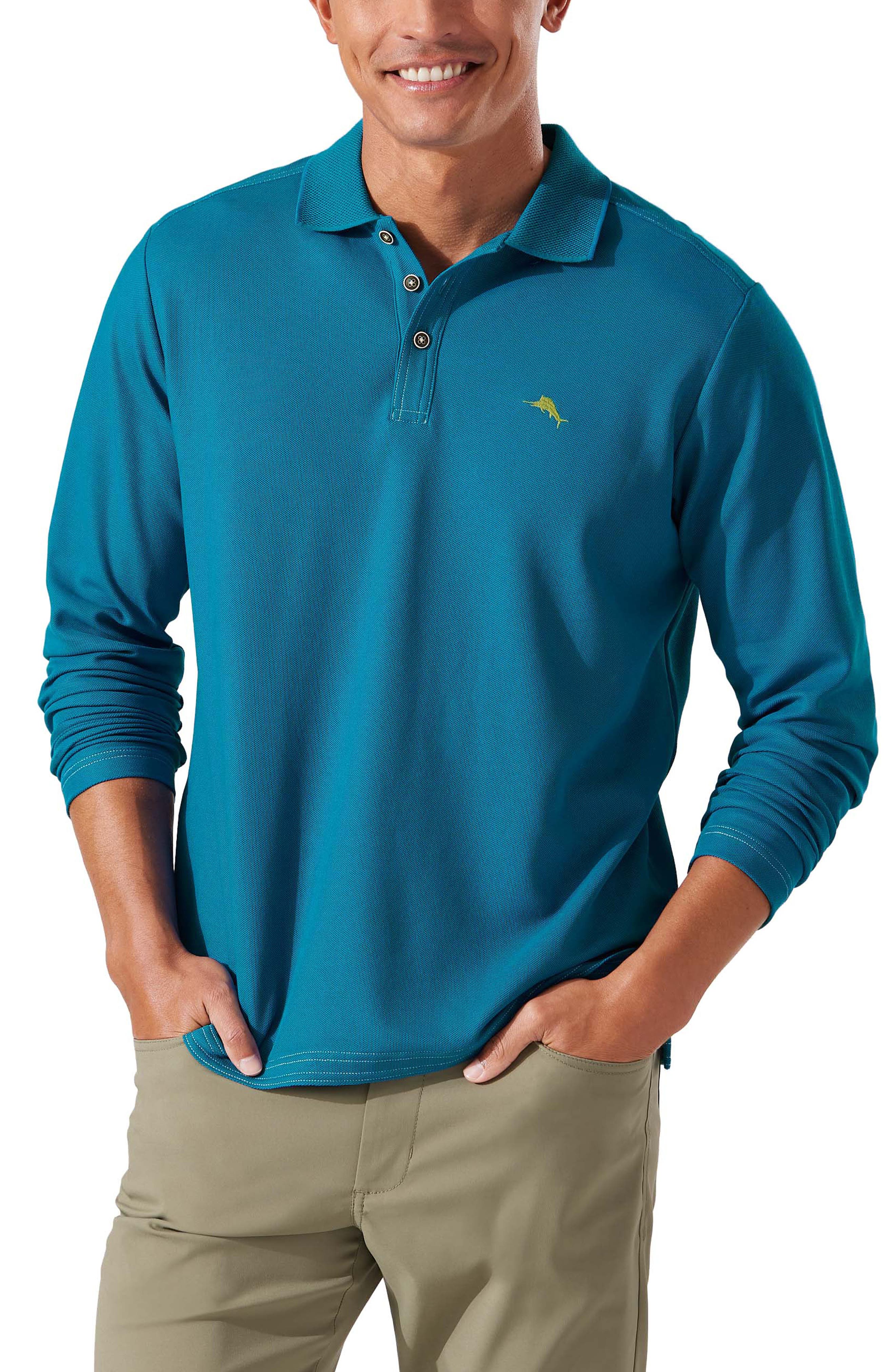 tommy bahama emfielder long sleeve polo