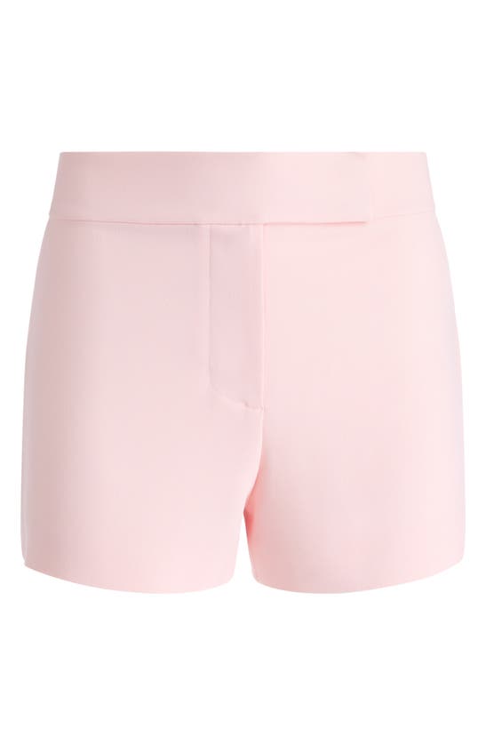 Shop Alice And Olivia Alice + Olivia Mara Clean Shorts In Pink Lace