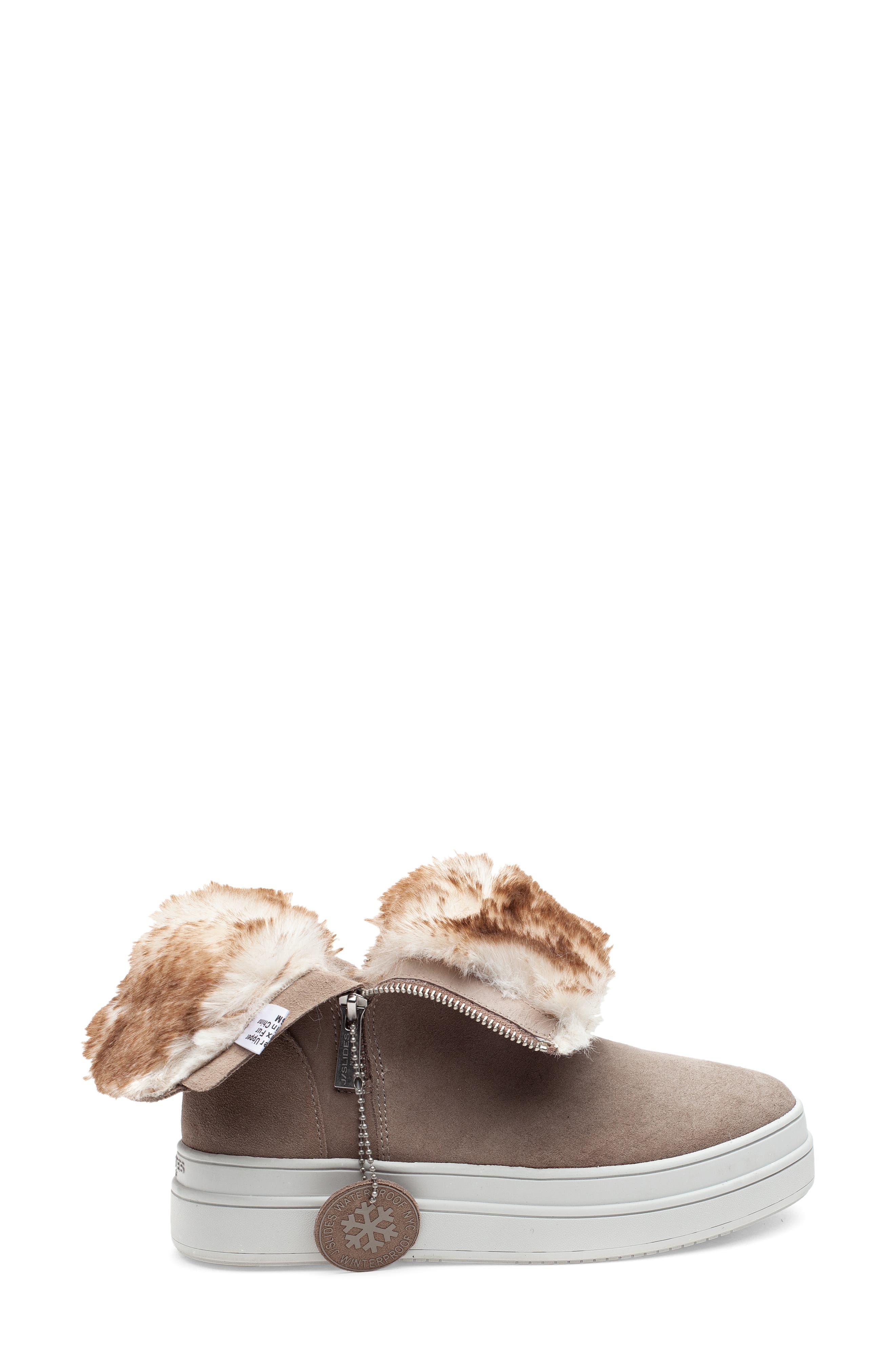 Jslides fur sneakers Clearance