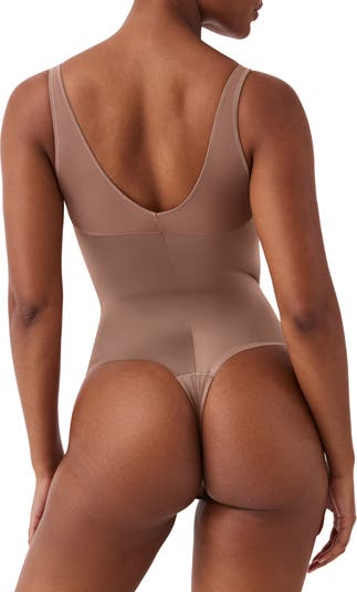 SHAPING SATIN-Thong Bodysuit by Spanx Online, THE ICONIC