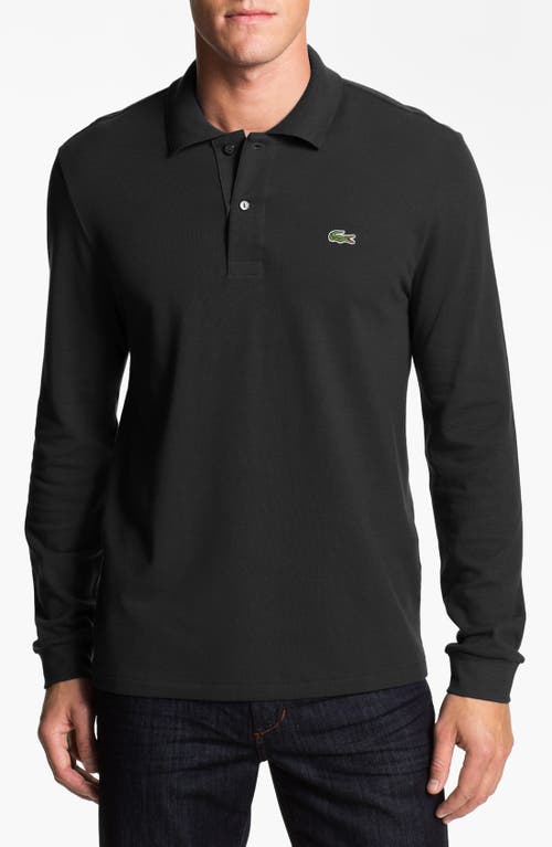 Lacoste Regular Fit Long Sleeve Piqué Polo at Nordstrom,