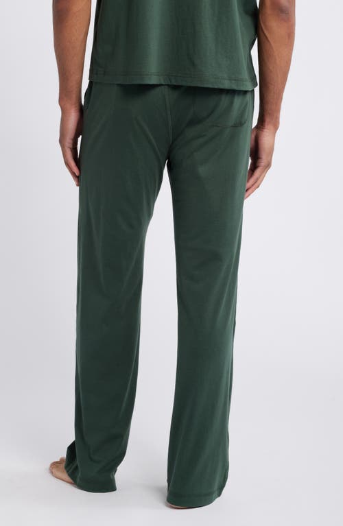 Shop Daniel Buchler Peruvian Pima Cotton Lounge Pants In Deep Forest